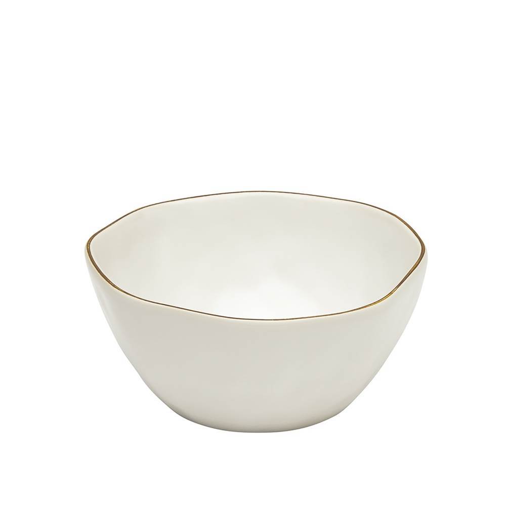 white ceramic berry bowl