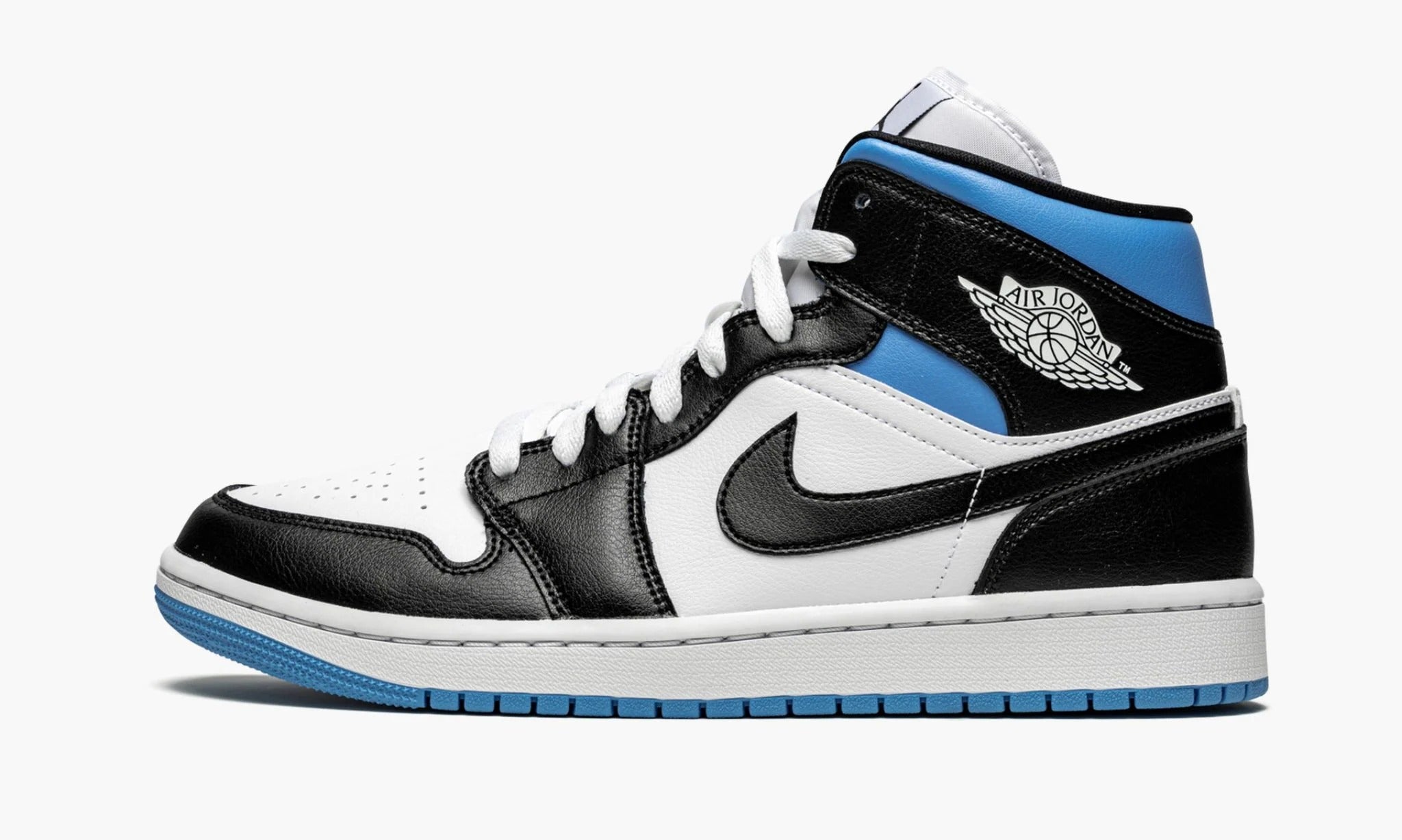 blue and white air jordan retro