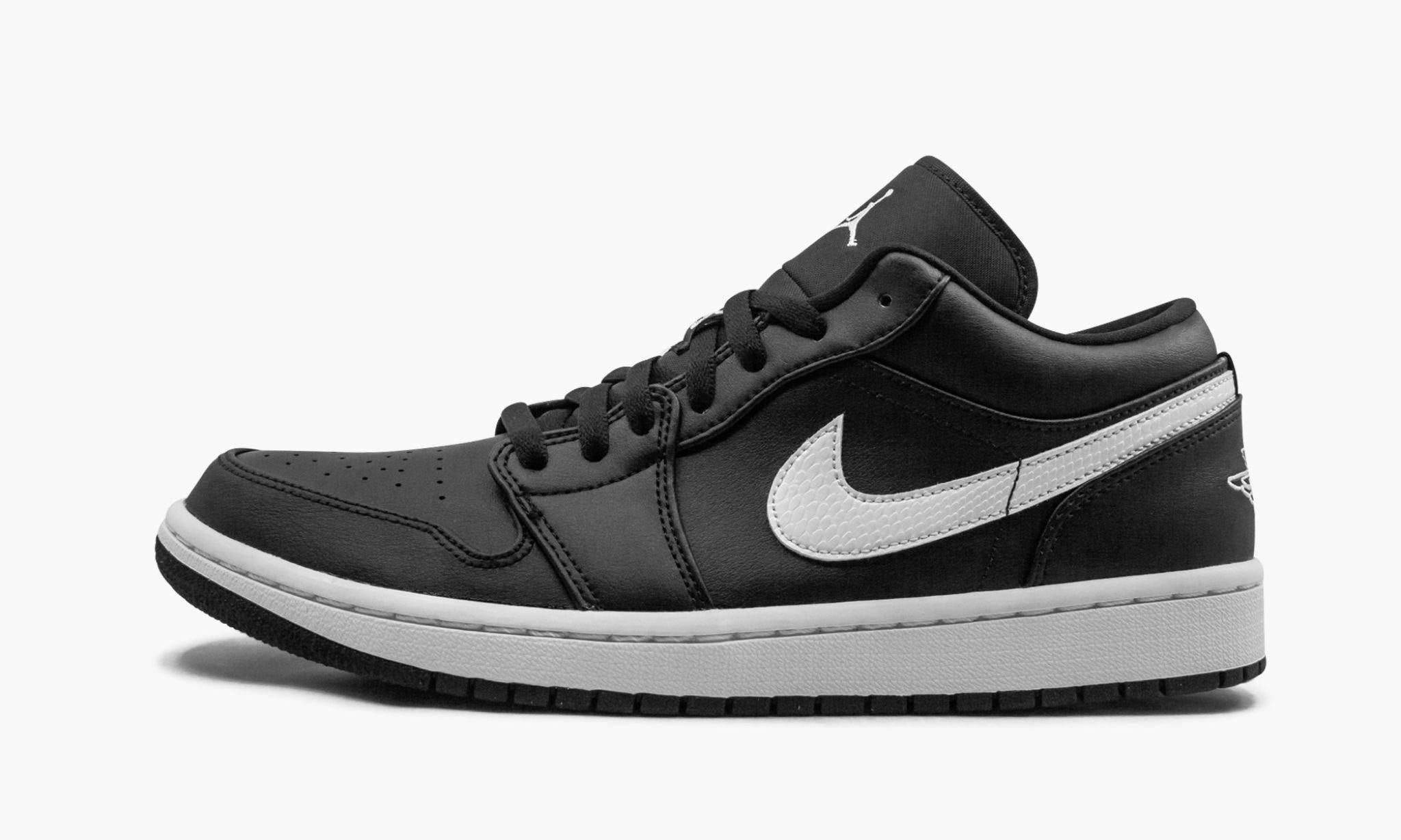 black and white jordan 1 low womens