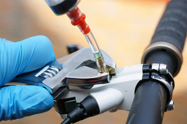 over-tightening brake bleed kit fittings adjustable spanner