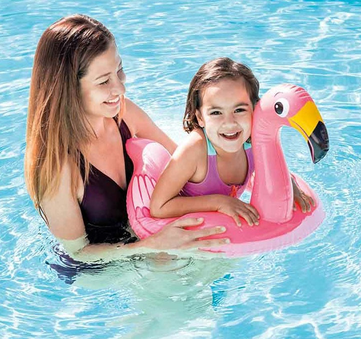 Aufblasbarer Baby Schwimmreifen Schwimmring "Flamingo"-Style Pool toy NEU 