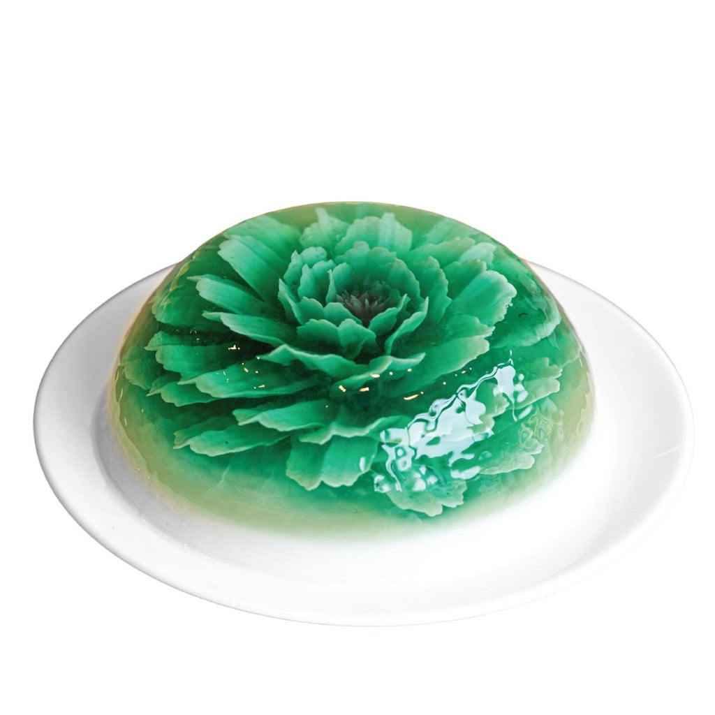 Dahlia Green Bloom Flower Cake Toronto Dessert