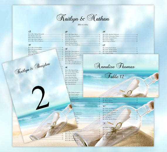 Free wedding seating chart poster templates