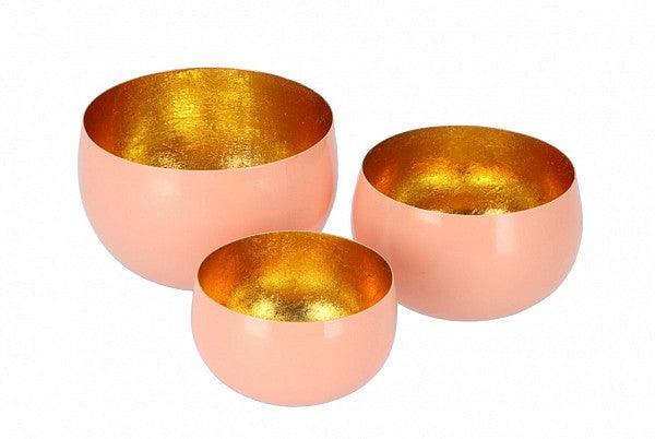 Filosofisch Grens aardappel Waxinelichthouder - Egg set van drie peach royal – JungleHome