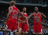 PFL: Basketball Jersey Draft. Round 1 Third Pick : Chicago Bulls Road Red 96/97 B