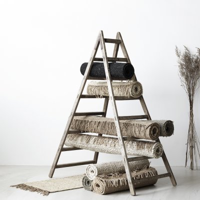 Tell Me More Hemp Rug Black, 140x200 cm