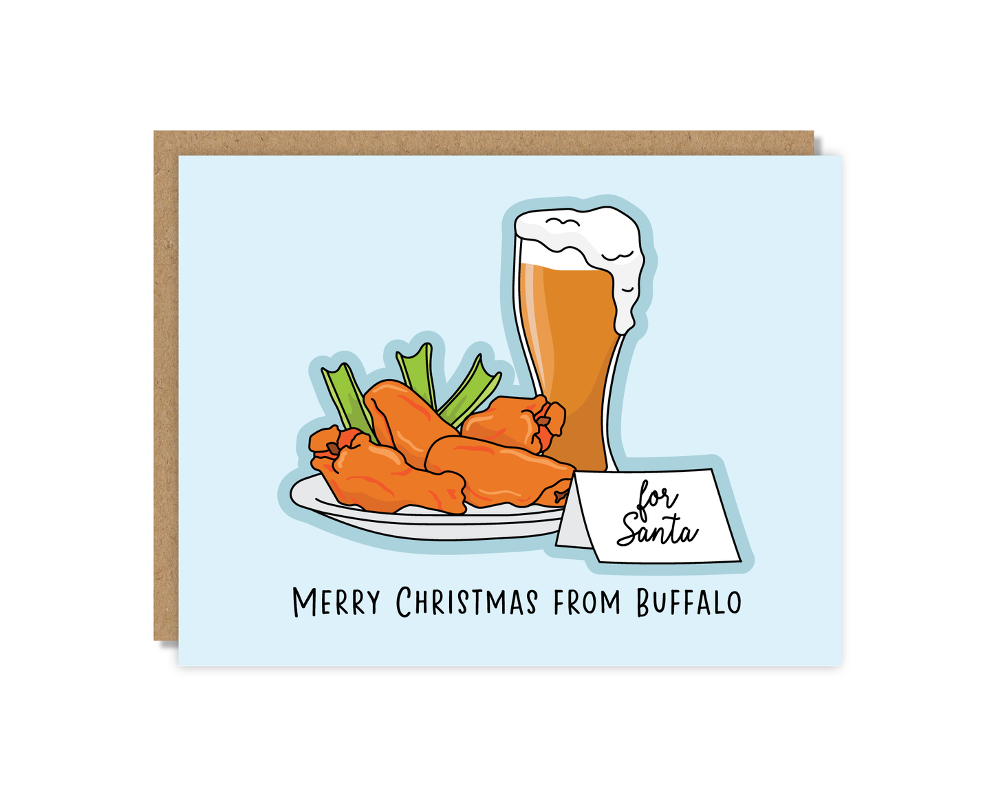 Merry Christmas From Buffalo Card