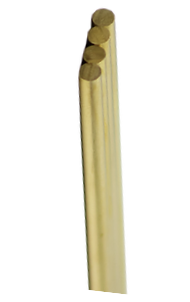 K&S Round Brass Rod~#1671 & 1688~.114" & .081" X 12"~NOS 
