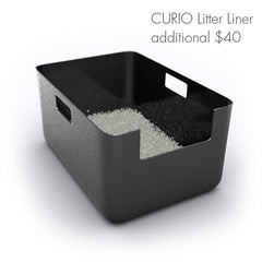 CURIO Modern Cat Litter Box :: Walnut