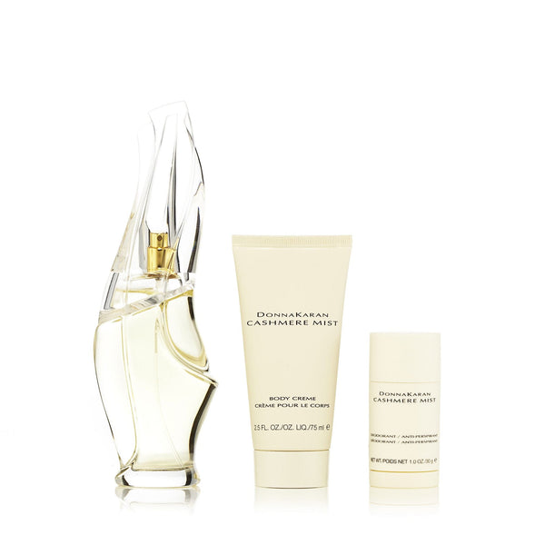Cashmere Mist Gift Set Eau de Parfum, Body Cream, Deodorant and Bag – Perfumania