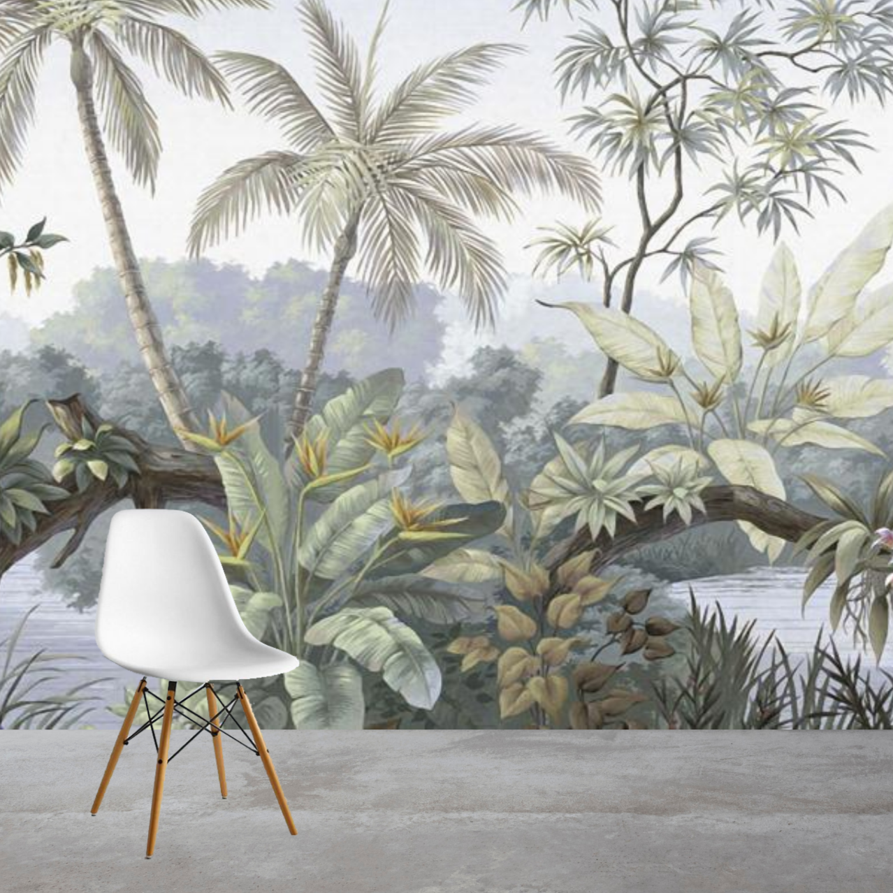Buy Jungle Paradise Mural Wallpaper (SqM) at 20% off – DIVEROS