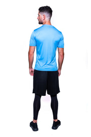 Grind Hard Shine Hard Short Sleeve Sky Blue (Performance Tee)