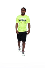 Above Average Short Sleeve Neon Green (Performance Tee)