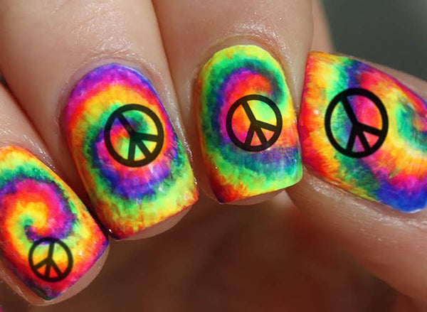 1. Peace Sign Nail Art Tutorial - wide 2