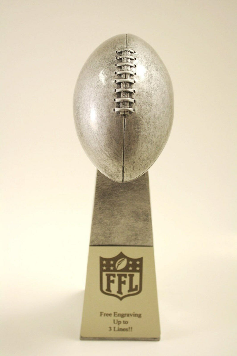FANTASY FOOTBALL TROPHY 14" LOMBARDI SHIPS IN 1 DAY! FREE ENGRAVING 