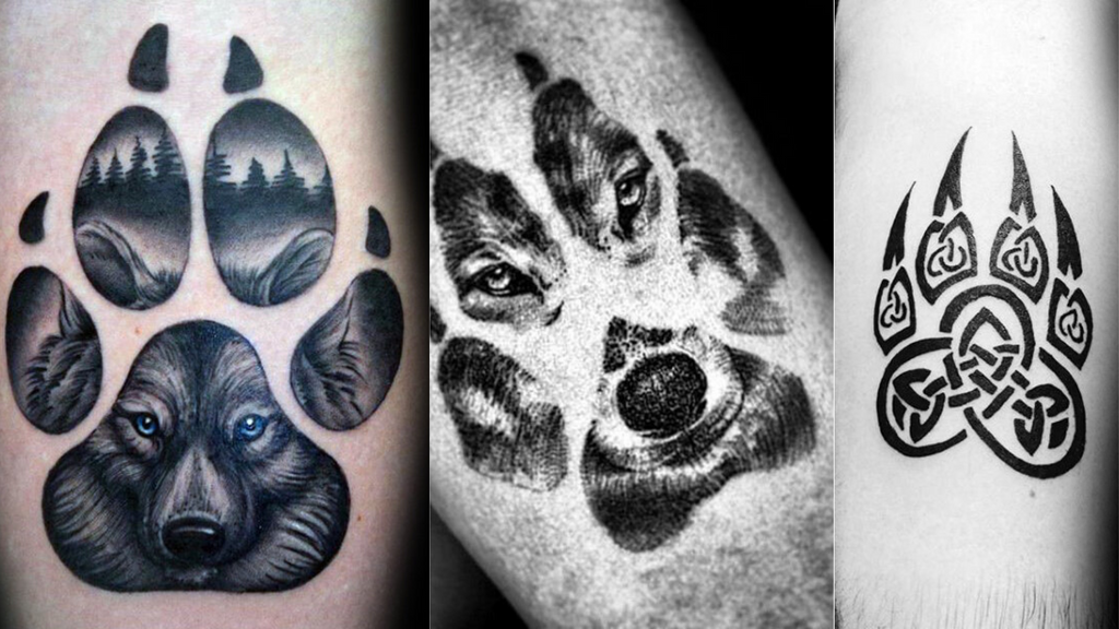 tatouage patte de loup