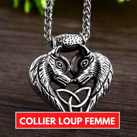 Collier Loup Femme