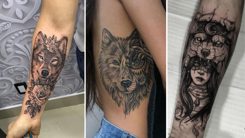 Tattoo Loup Femme