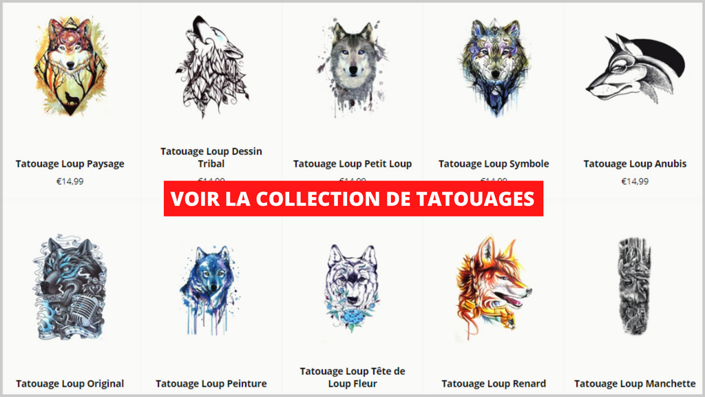 Tatouage Loup 