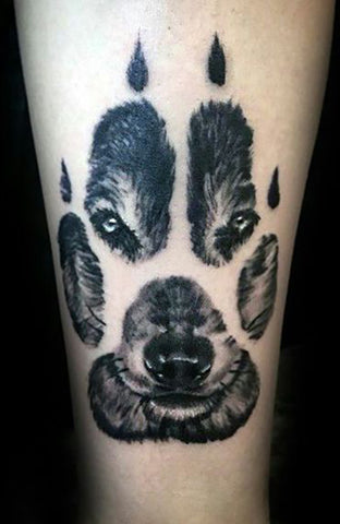 Tatouage Patte de Loup