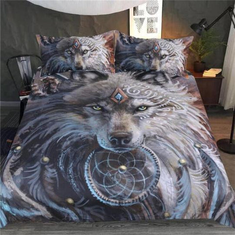couette loup indien