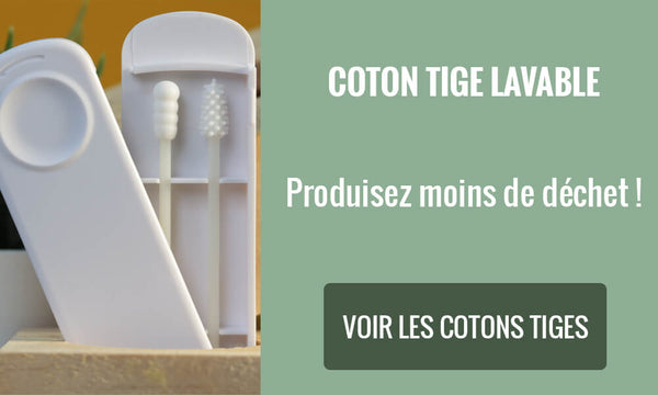 Coton tige lavable