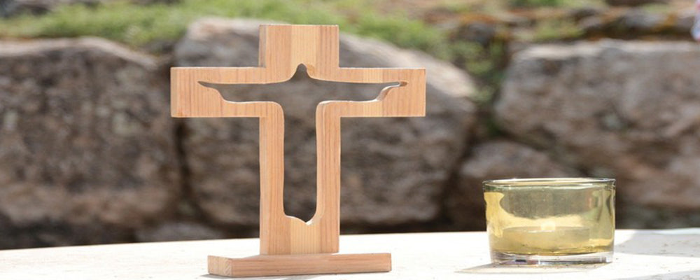 Croix de Jésus en bois