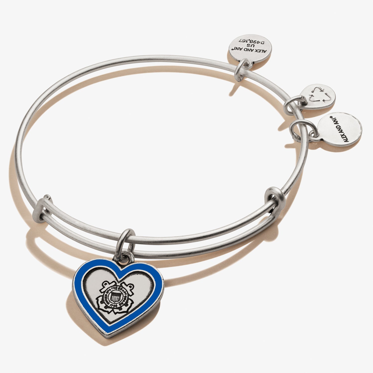 U.S. Coast Guard Mom Charm Bangle