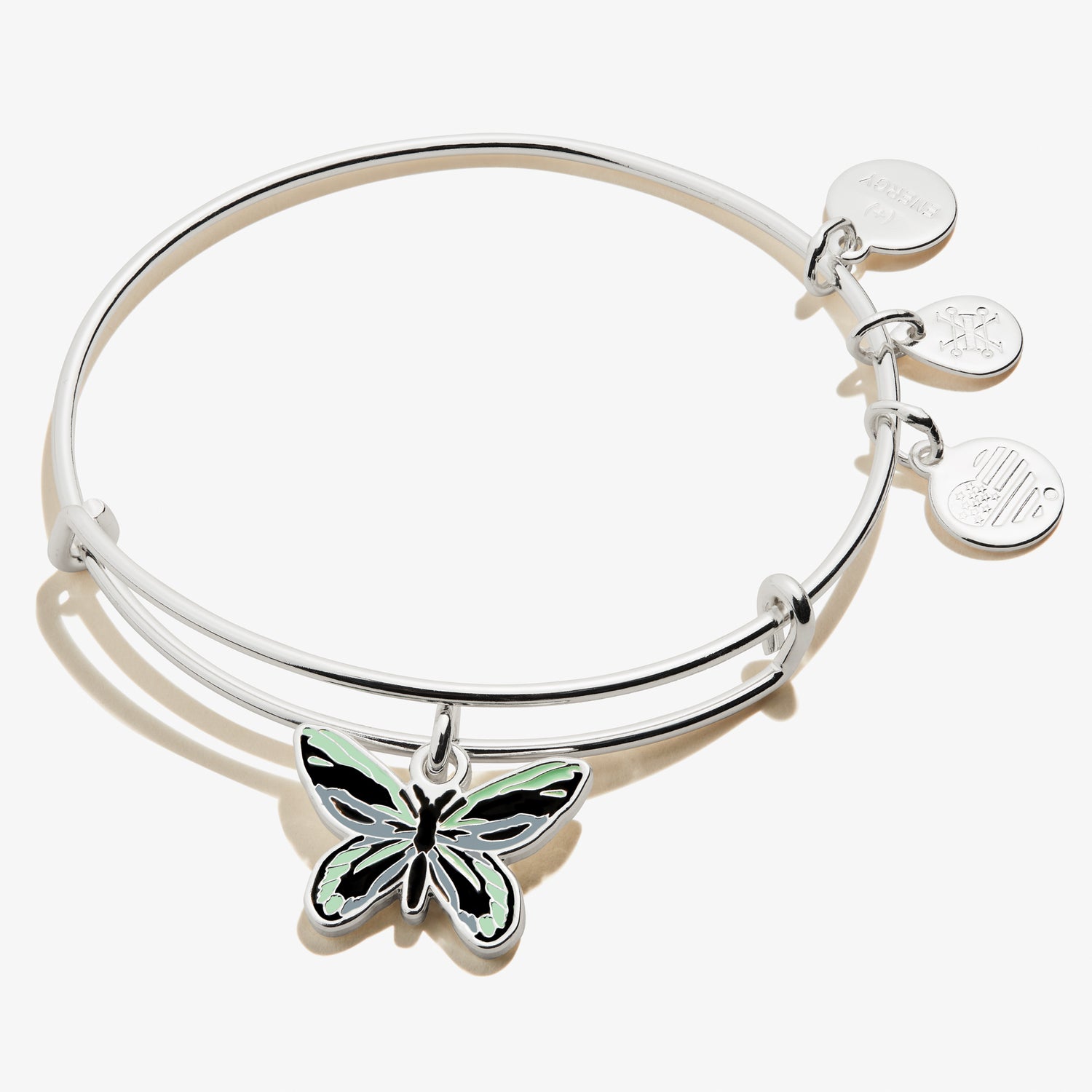 Queen Alexandra's Birdwing Butterfly Charm Bangle