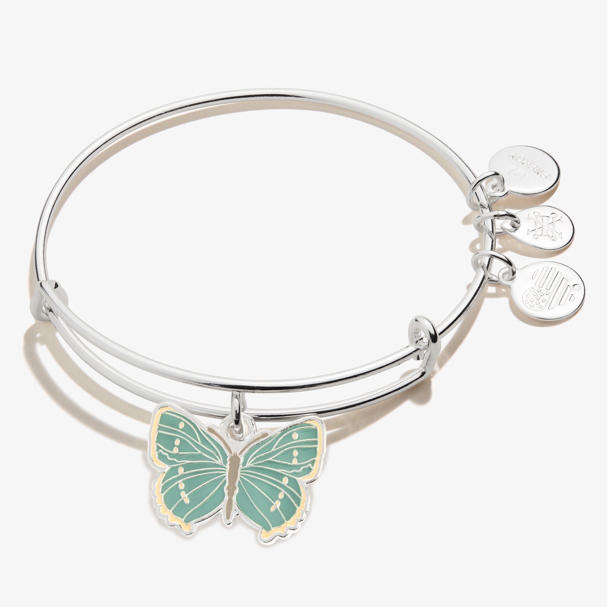 alex and ani butterfly bracelet silver