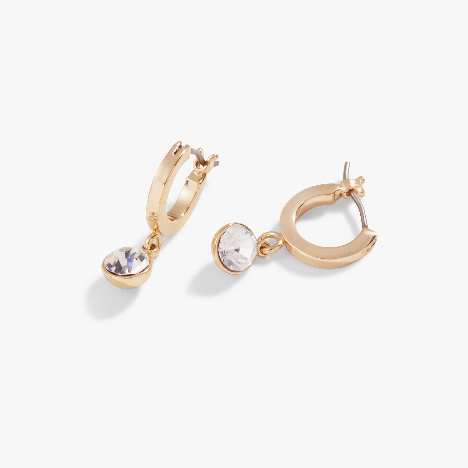 Lock + Crystal Earrings, Set of 3
