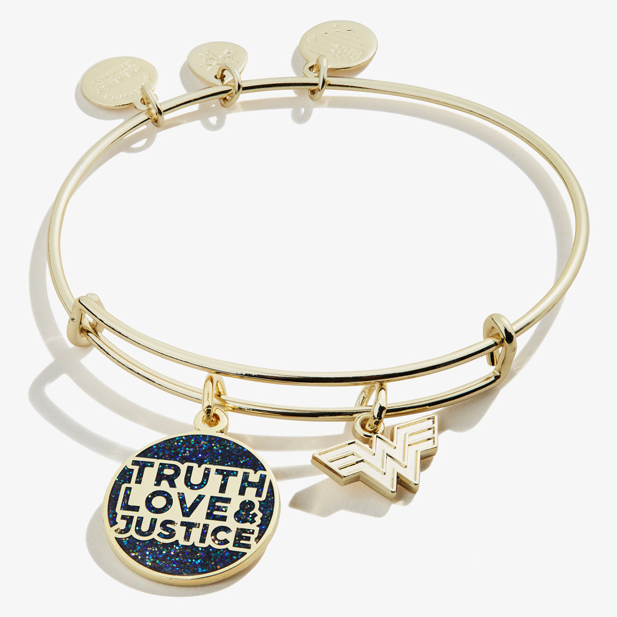 Wonder Woman™ 'Truth, Love & Justice' Duo Charm Bangle