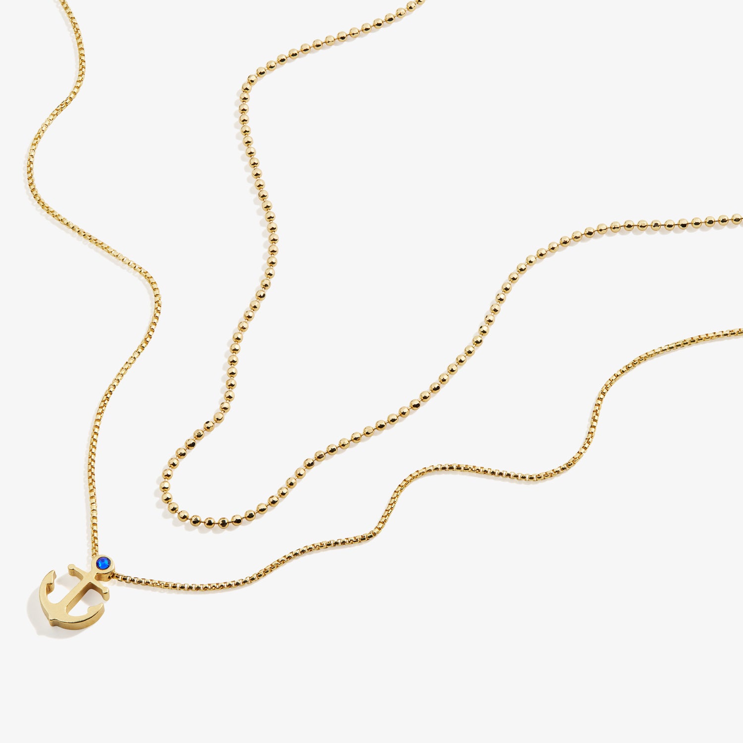 Anchor of the Sea Layered Necklace Set