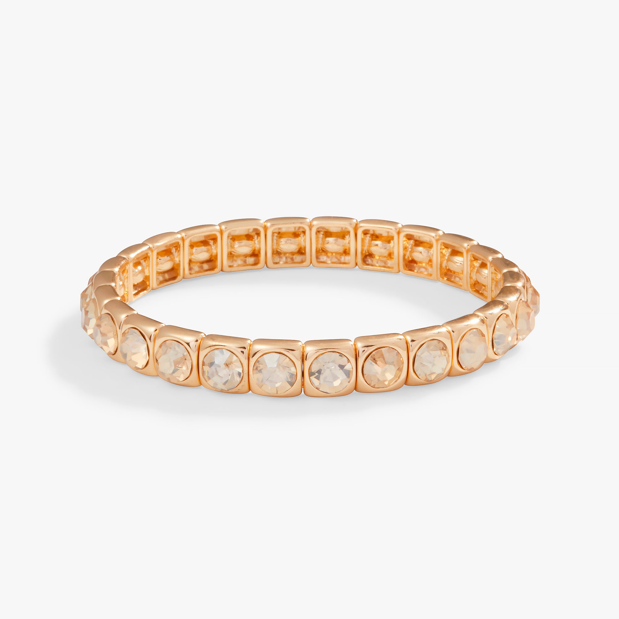 Crystal Stretch Bracelet, Champagne | Alex and Ani