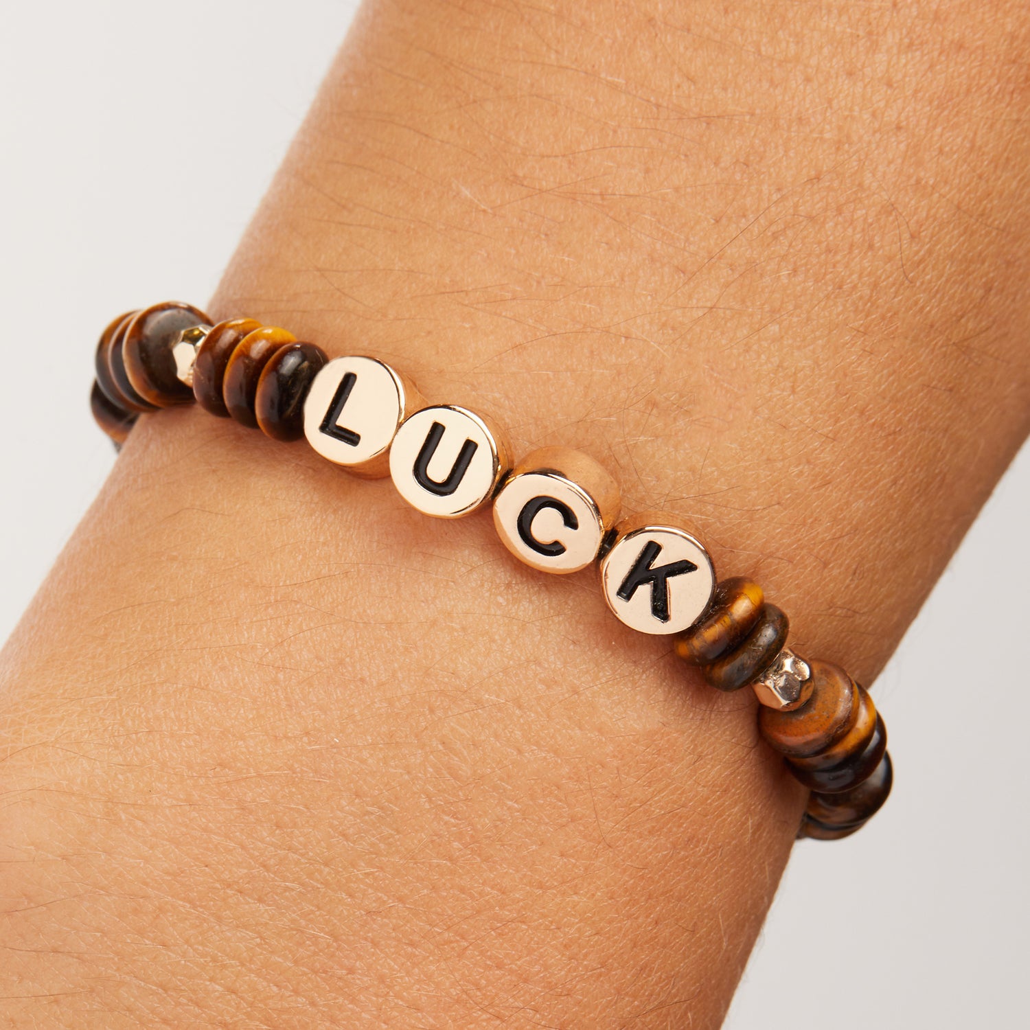 'Luck' Tiger's Eye Stretch Bracelet
