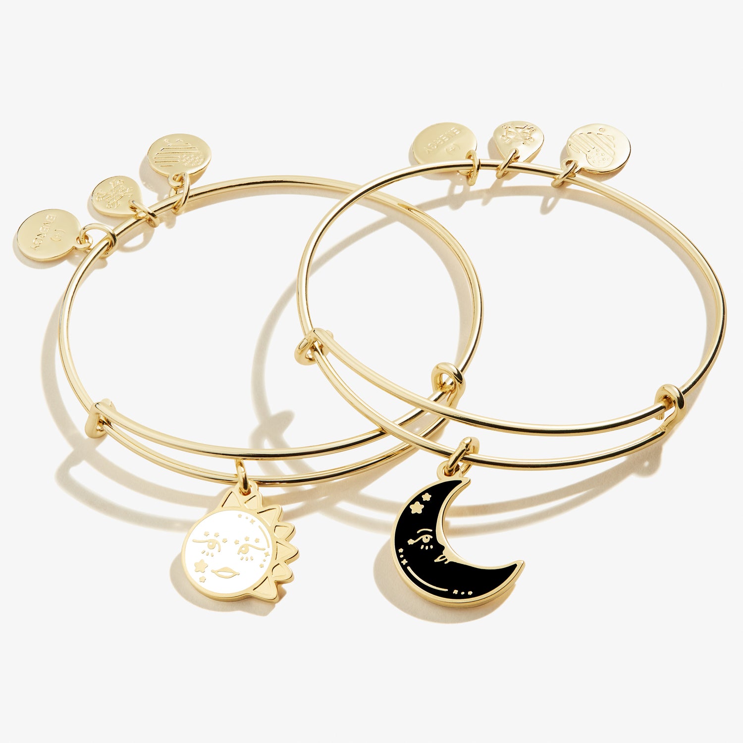 Mystical Best Friends Charm Bangle, Set of 2