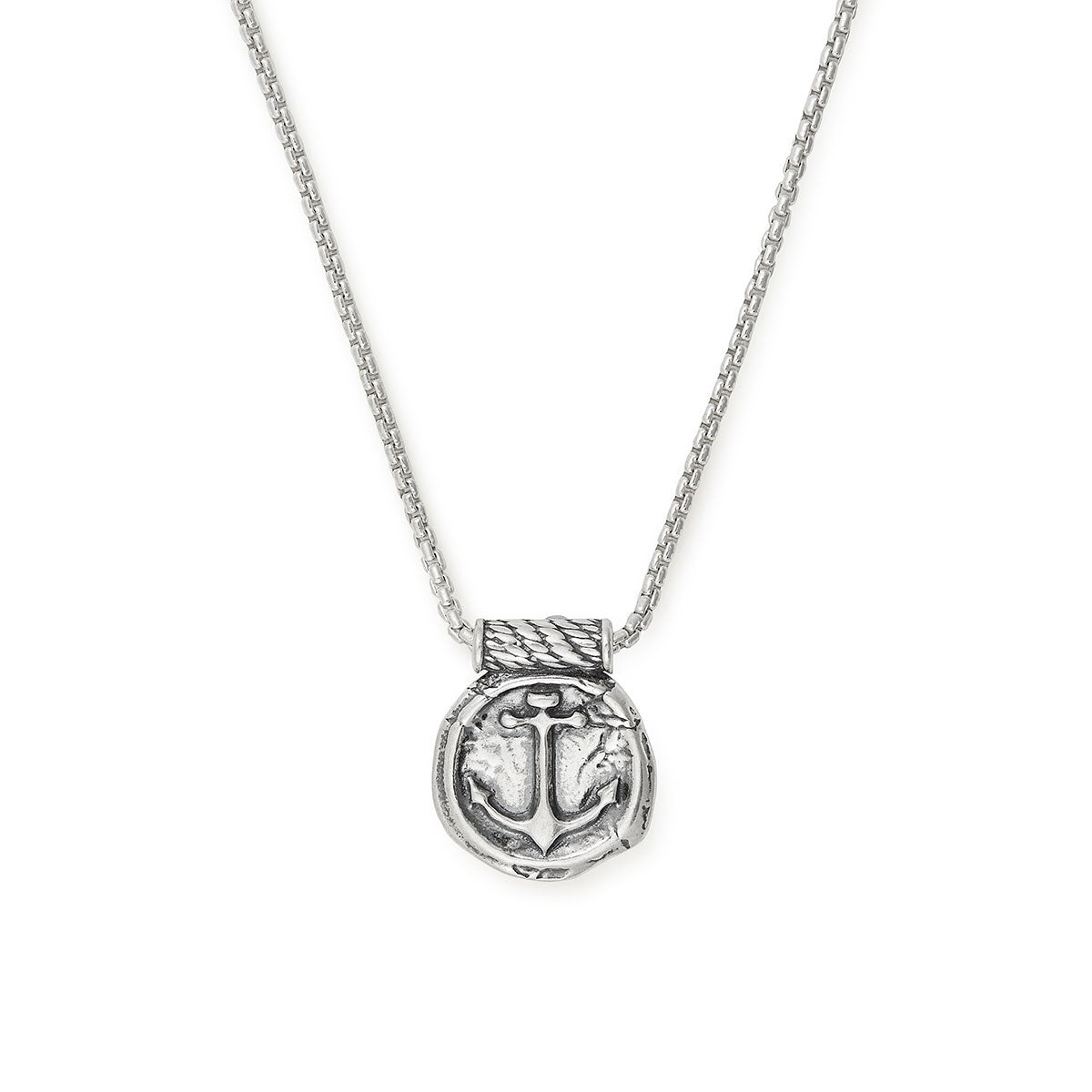 Men's Anchor Necklace, .925 Sterling Silver, Alex and Ani