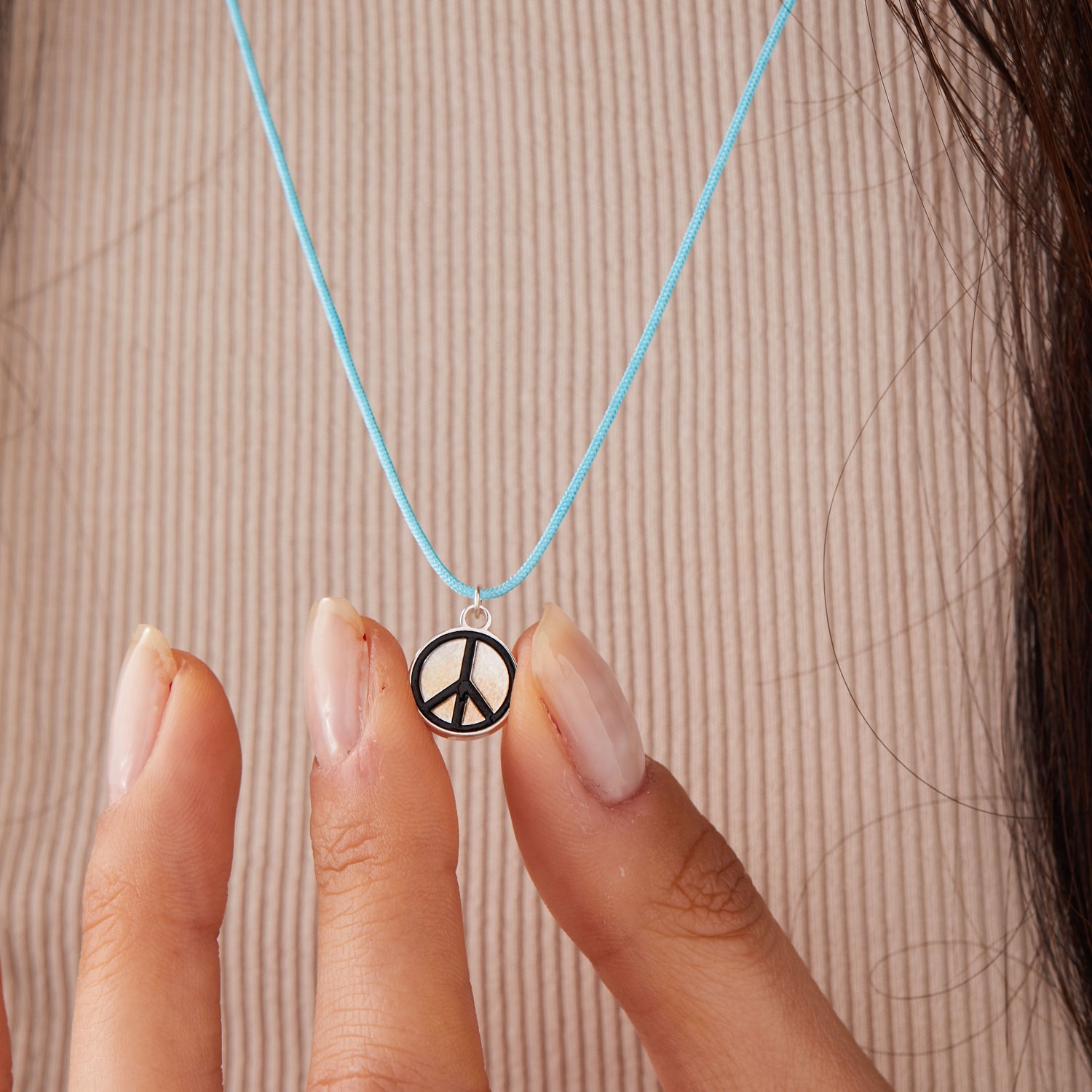 Peace Cord Necklace, 18"