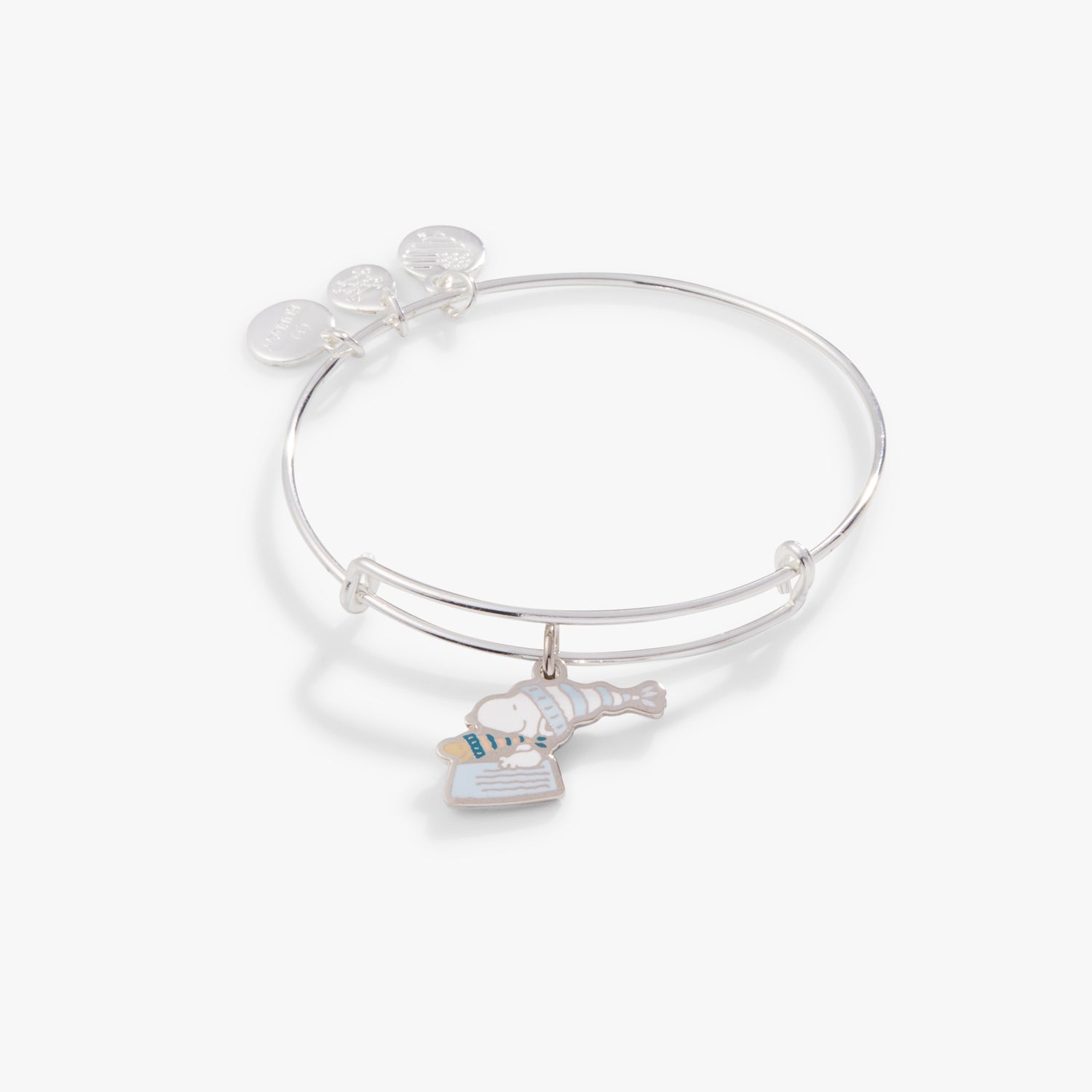 Peanuts™ Snoopy + Woodstock Sledding Charm Bangle