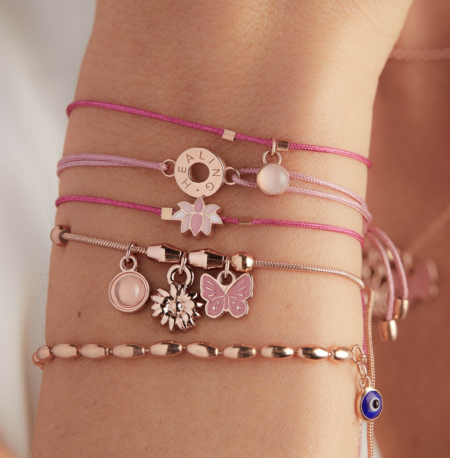 Strength Multi-Charm Bracelet