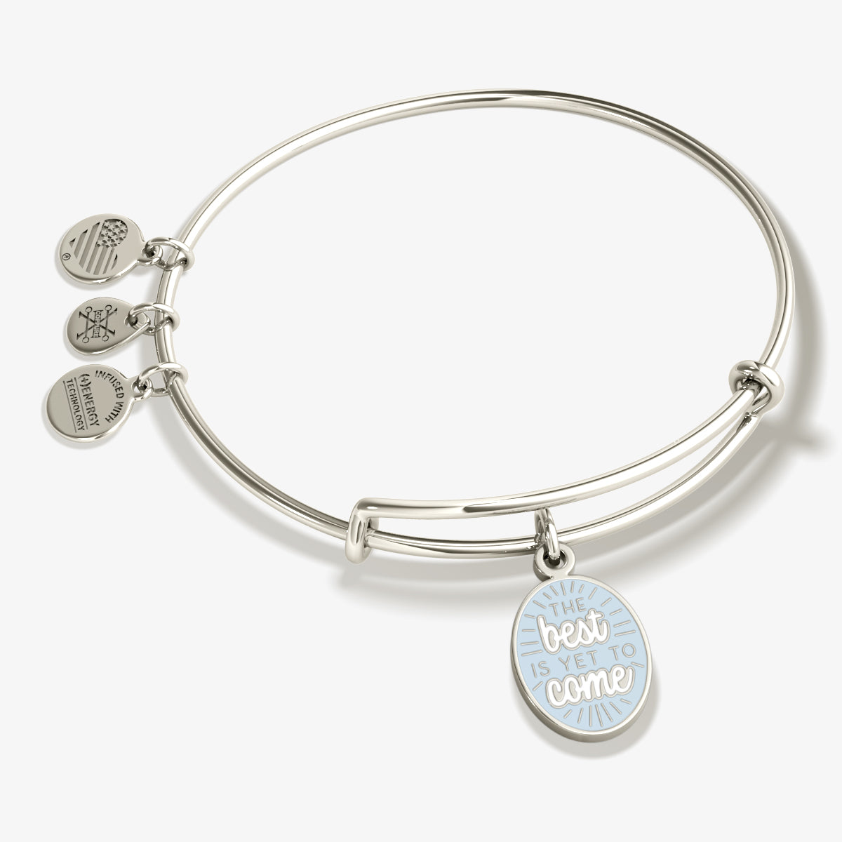 'The Best Is Yet To Come' Good Luck Charm Bangle