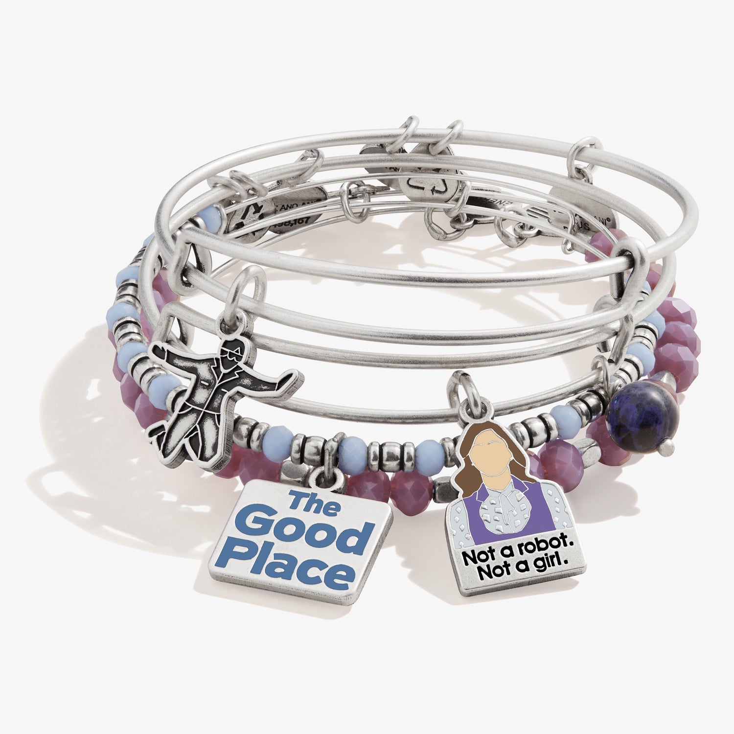 The Good Place™ Charm Bangles, Set of 4