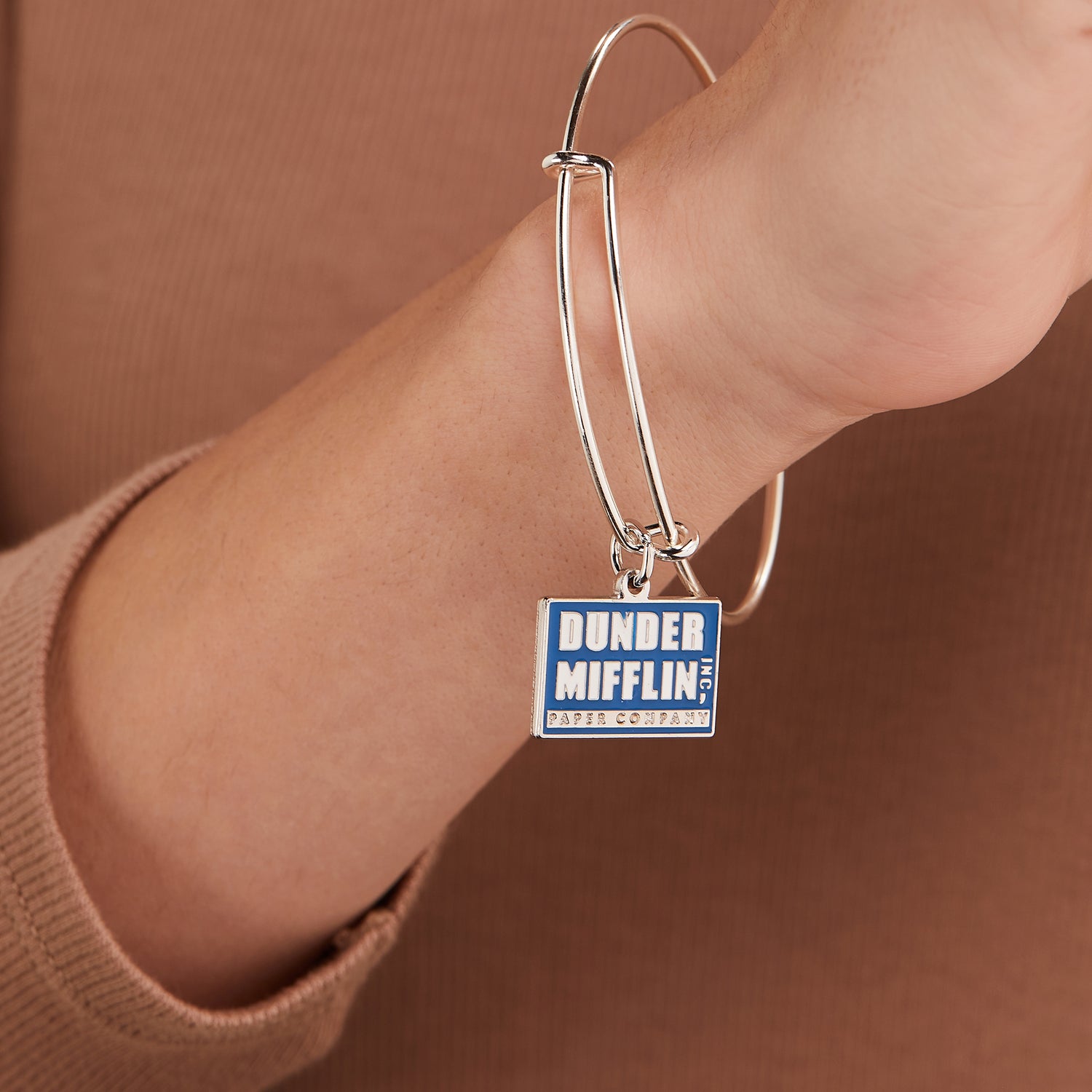 The Office™ 'Dunder Mifflin' Charm Bangle