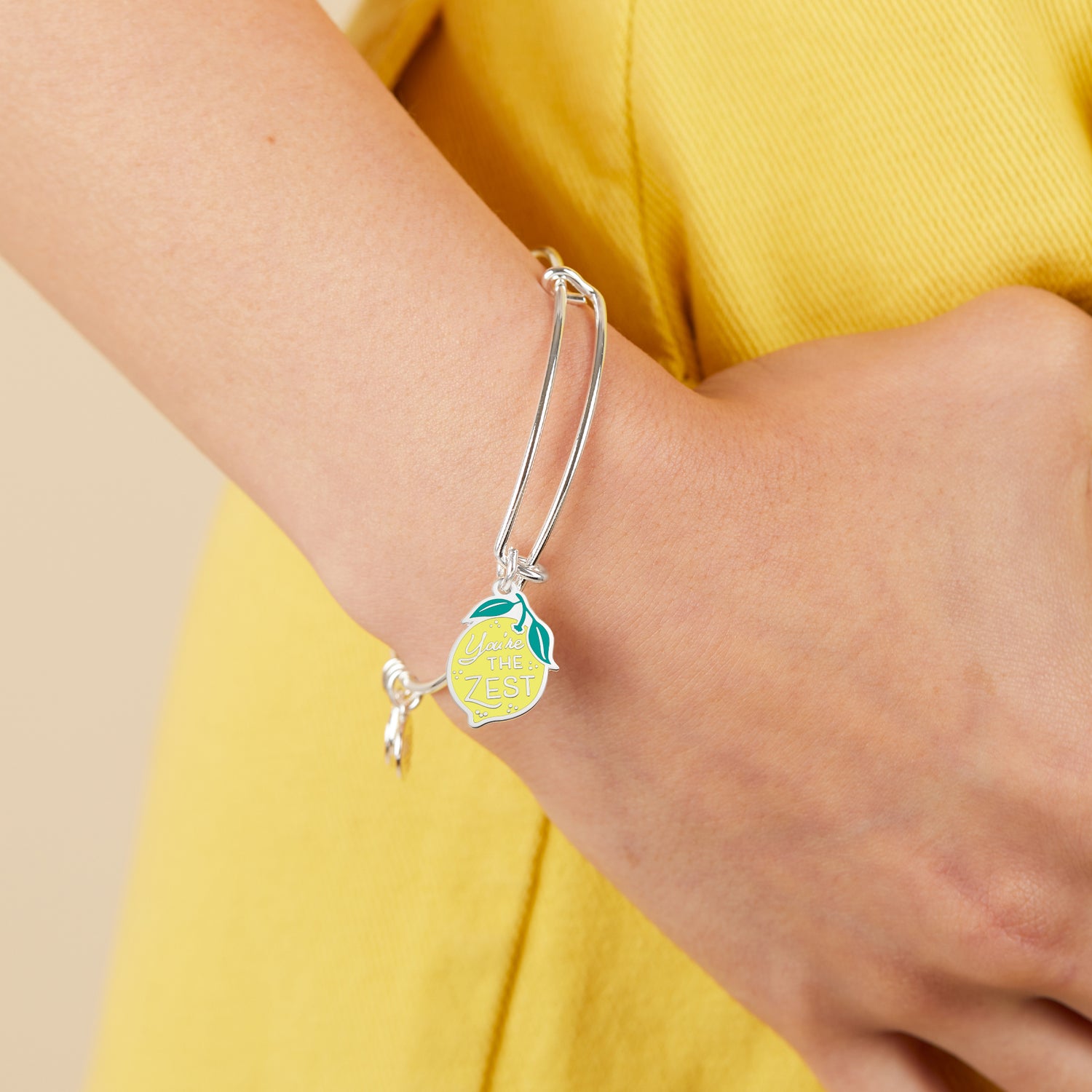 'You're the Zest' Charm Bangle