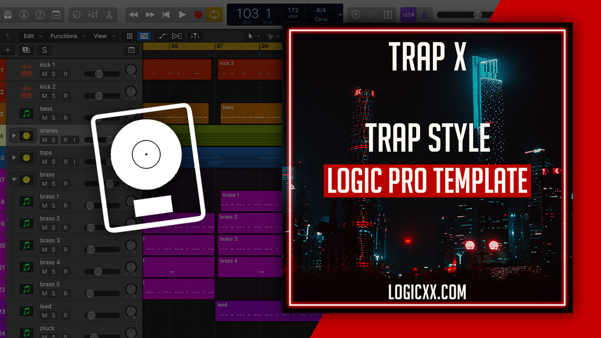 logic pro x trap template free download