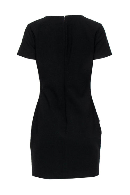 Uitmaken Minst Absorberend Likely - Black Short Sleeve Sheath Dress Sz 10 – Current Boutique