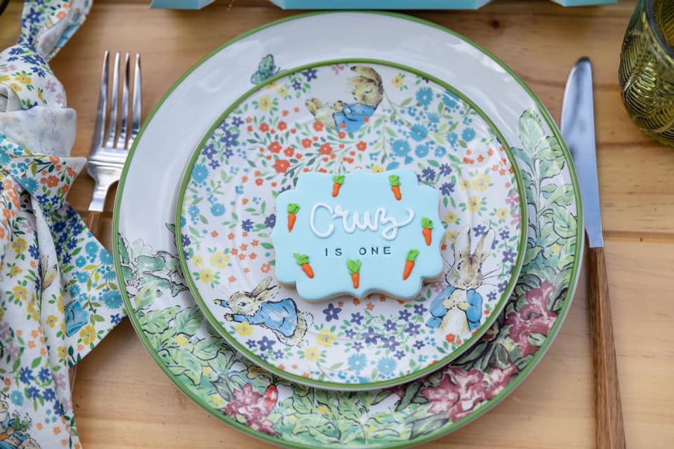 Peter Rabbit Themed Party Plates