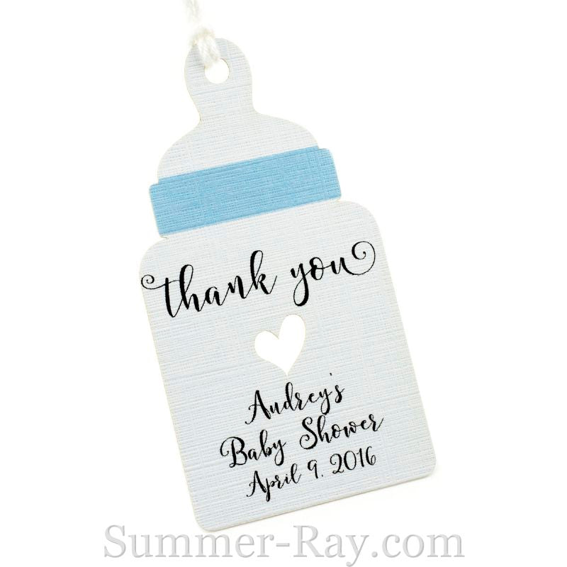 15x Customised Baby Shower Gift Tags 