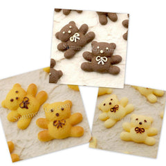 Cabochon Resin Teddy Bear Cookie