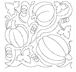 Pumpkins Free Machine Quilting Pattern-Missouri Star Quilt Company